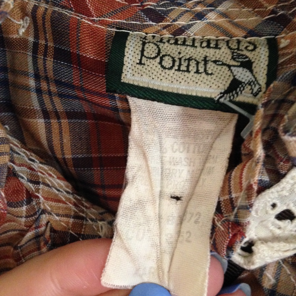 Vintage Cottagecore Mallard's Point Ruffled Top - Picture 11 of 11